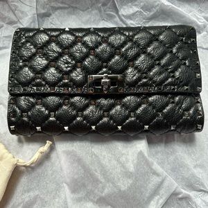 VALENTINO BLACK ROCKSTUD CROSSBODY BAG